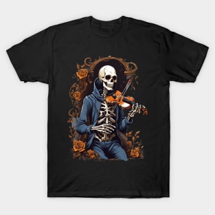 Skeleton Playing the Violin T-Shirt